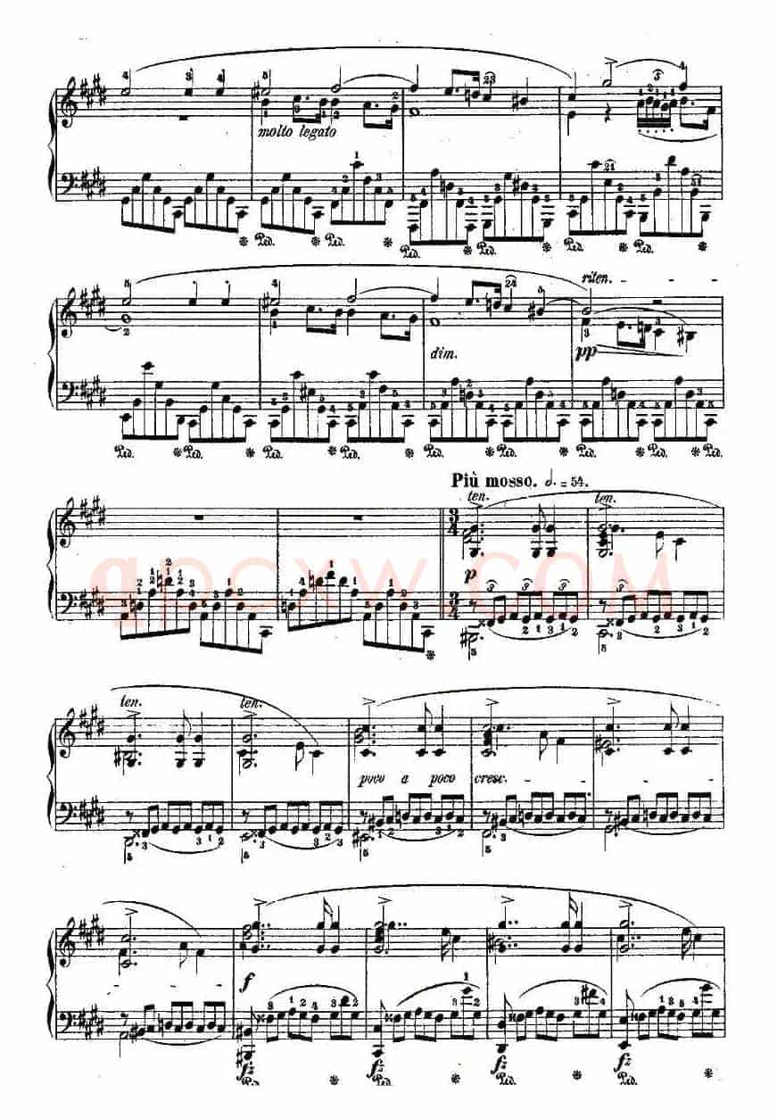 升C大调夜曲Op.27-1（Deux  Nocturnes）