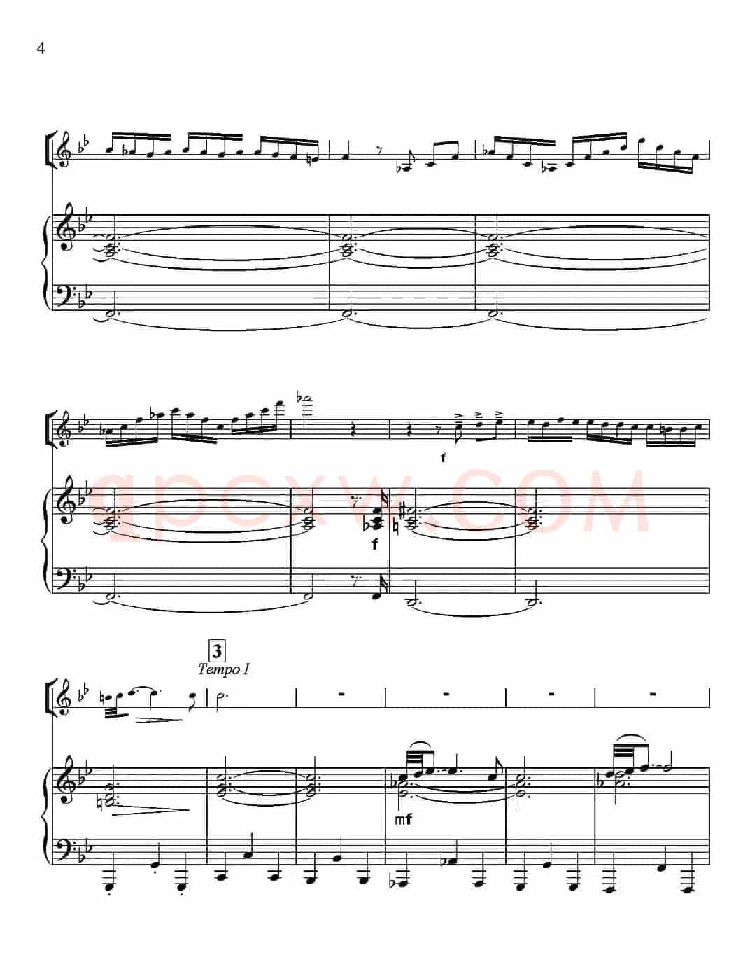 Adagio for Strings & Organ（柔板）（小提琴+钢琴伴奏）