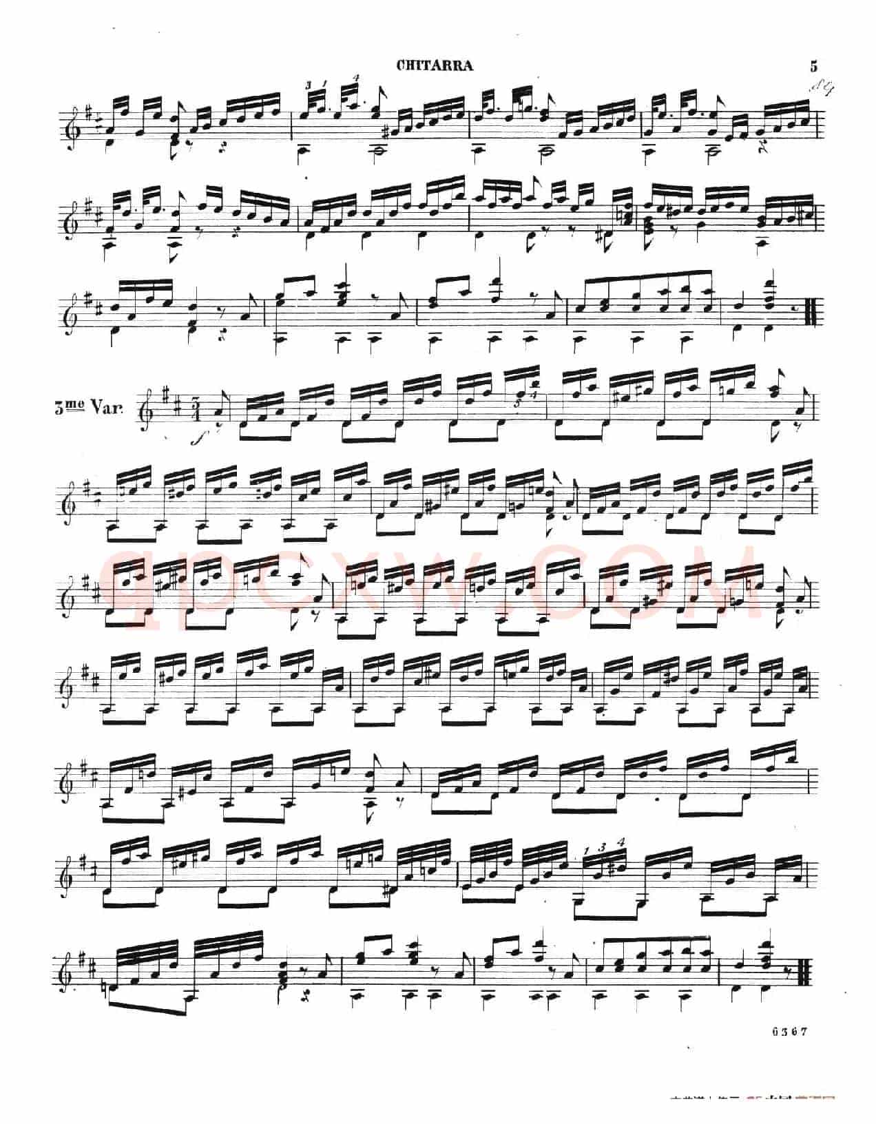 Carulli Op.364（古典吉他）