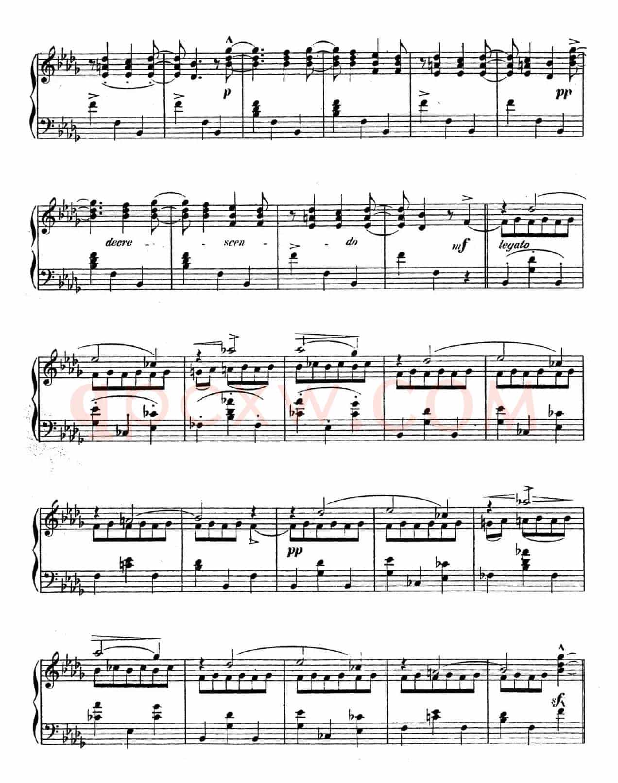 Waltzes Op.23(圆舞曲集·5、降D大调)