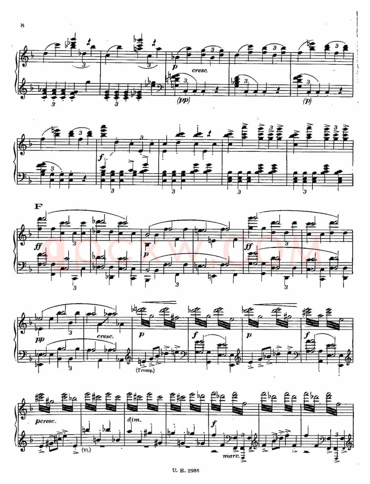Symphony No.3 in d Minor - Solo Piano（d小调第三交响曲·钢琴独奏版·Ⅰ）