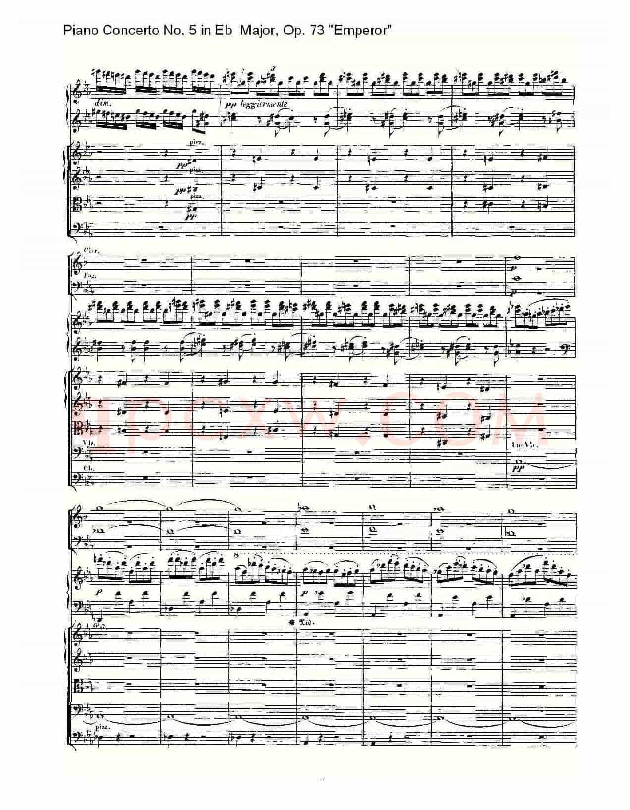 Eb大调钢琴第五协奏曲 Op.73“皇帝” 第一乐章（二）