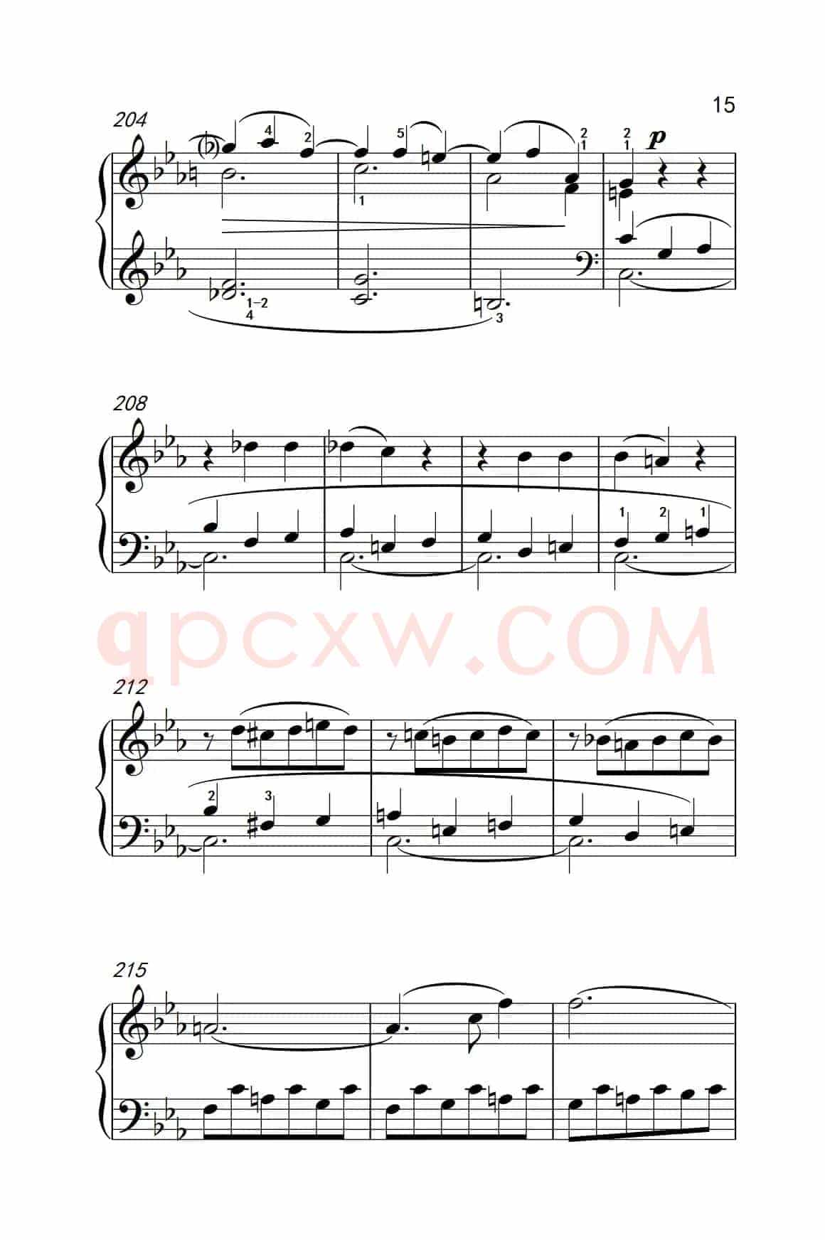 奏鸣曲 Opus 10 Nr.1 第一乐章（贝多芬奏鸣曲集 2）