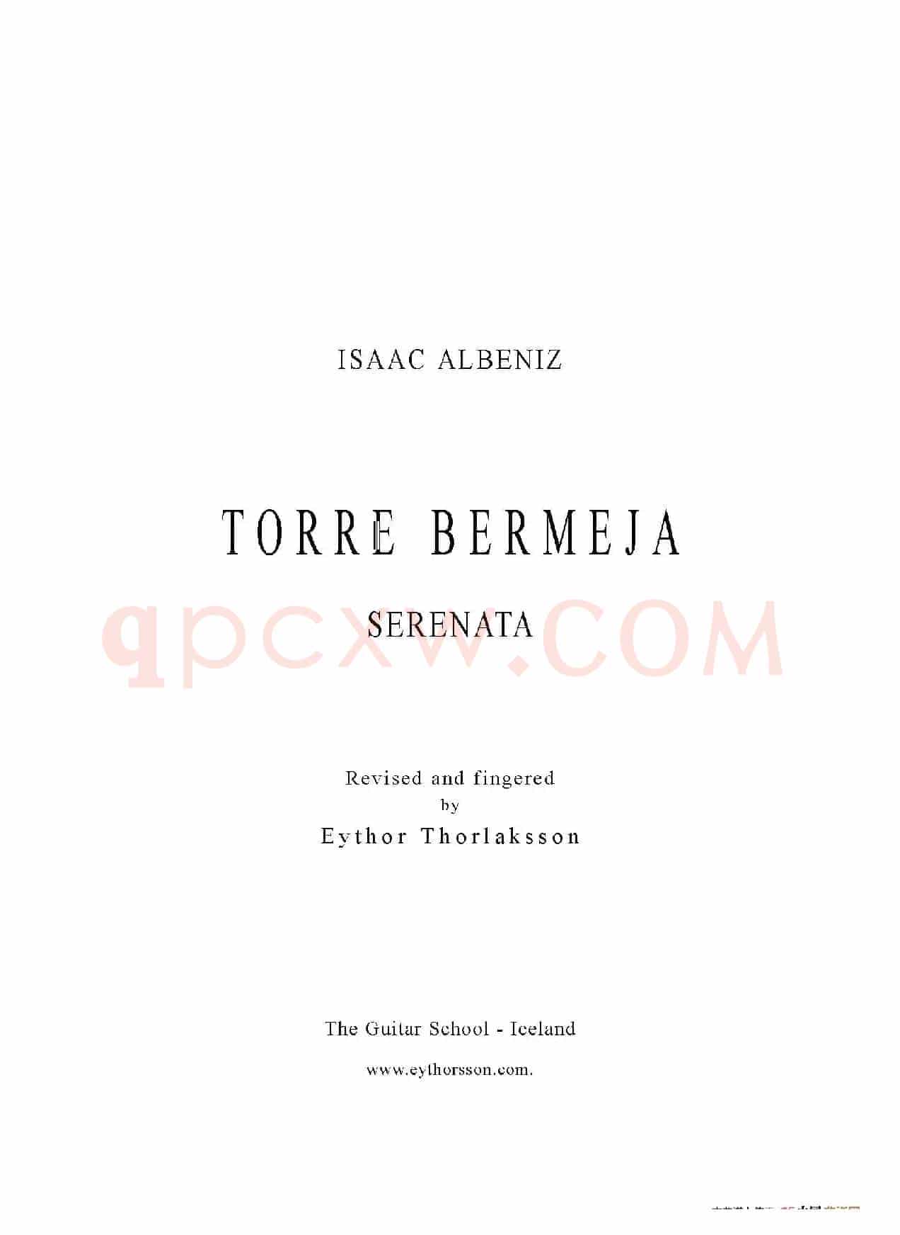 Torre Bermeja(Serenata)-1（古典吉他）
