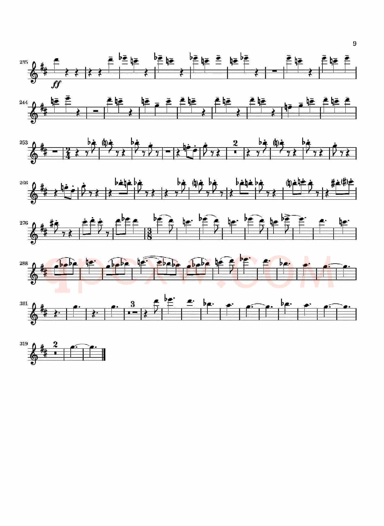 Movement（四重奏高音萨克斯分谱）