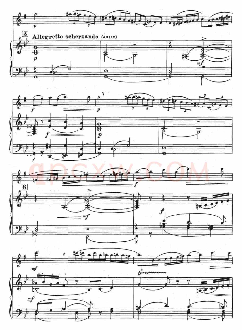 Glazunov Op.109（格拉组诺夫协奏曲Op.109）（萨克斯+钢琴伴奏）