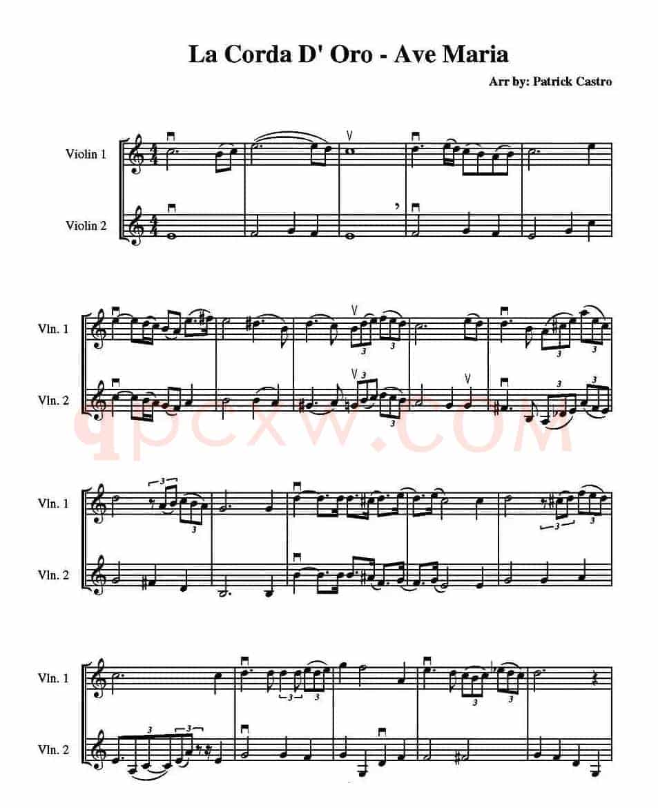 La Corda D'Oro - Ave Maria（小提琴二重奏）