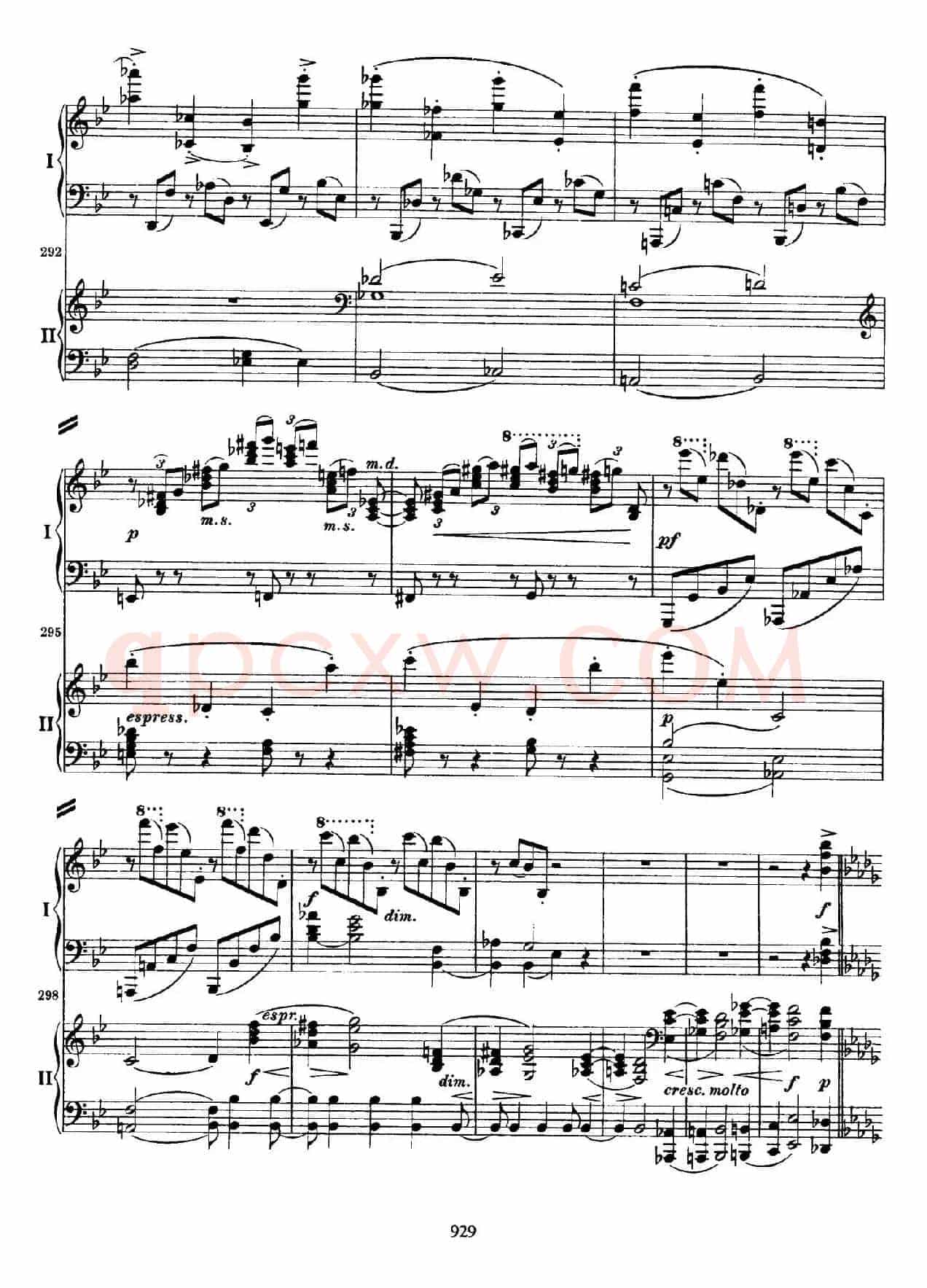 降B大调第二钢琴协奏曲 （P31——40）