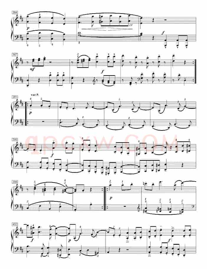 莫扎特D大调钢琴奏鸣曲K.284
