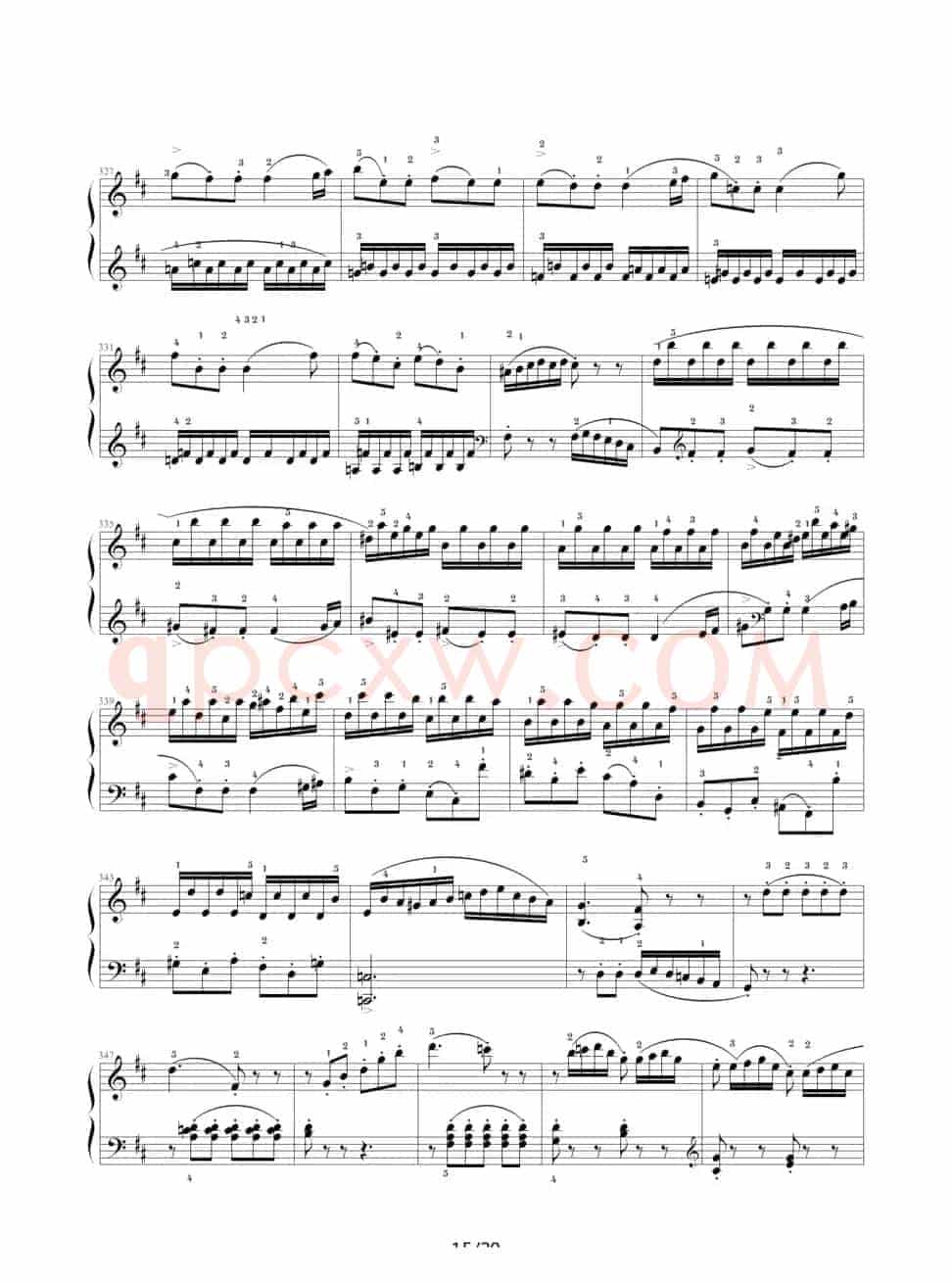 D大调奏鸣曲K.311（完整版）