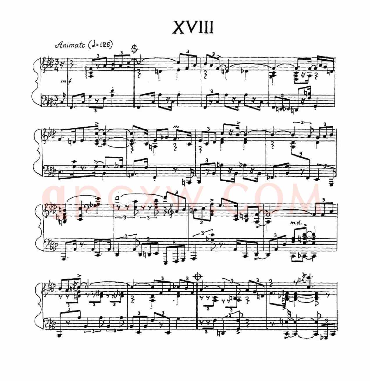 24 Preludes Op.53（24首前奏曲·XVIII）