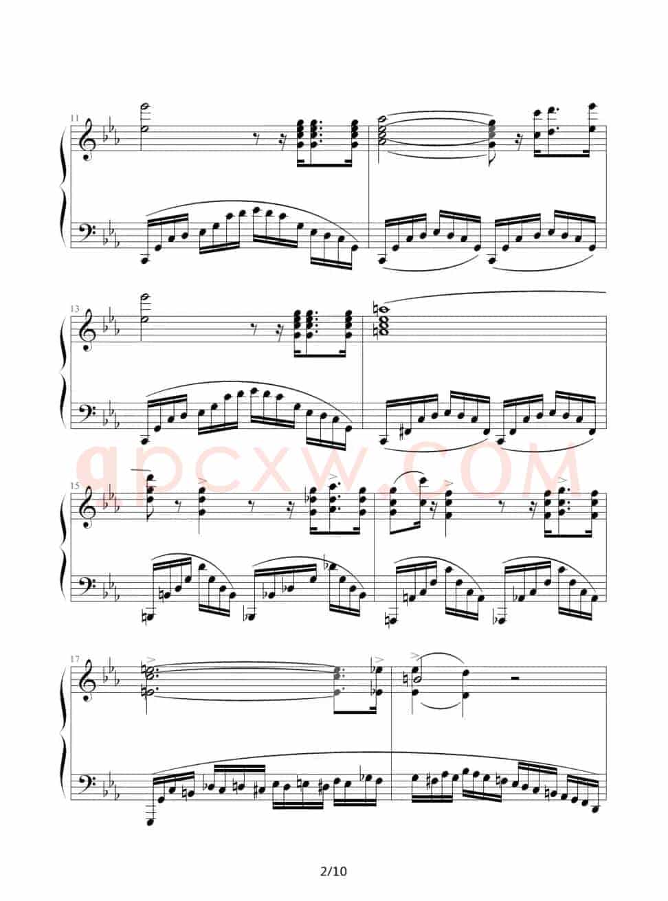 革命练习曲（Chopin.肖邦 练习曲 Op.10 No.12）