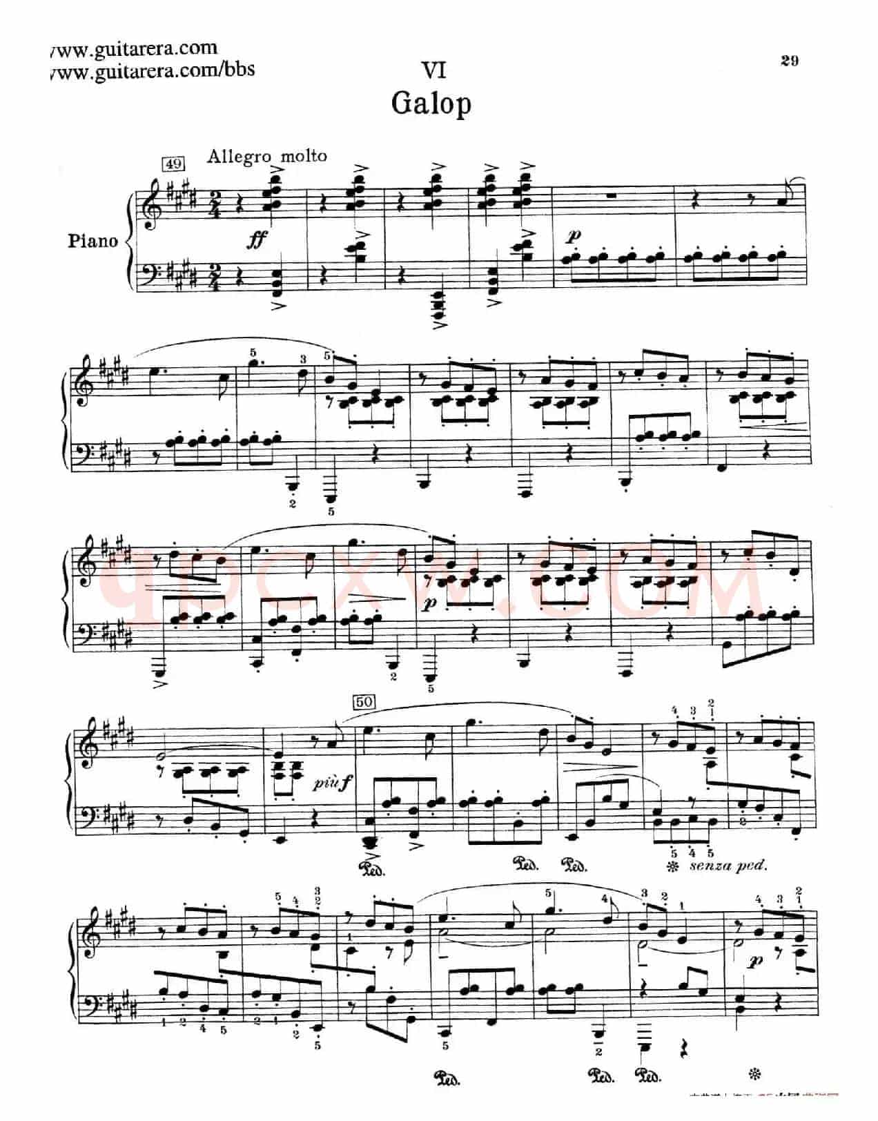Souvenirs Op.28（纪念曲6. 加洛普舞曲）