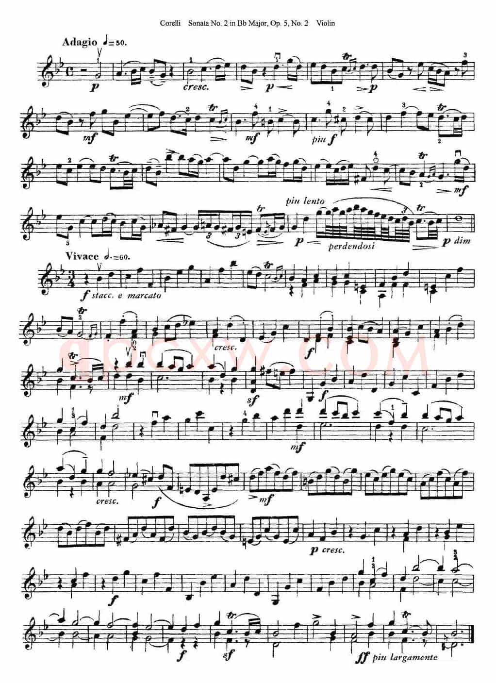 Sonata No.2 in Bb MajorOp.5 No.2
