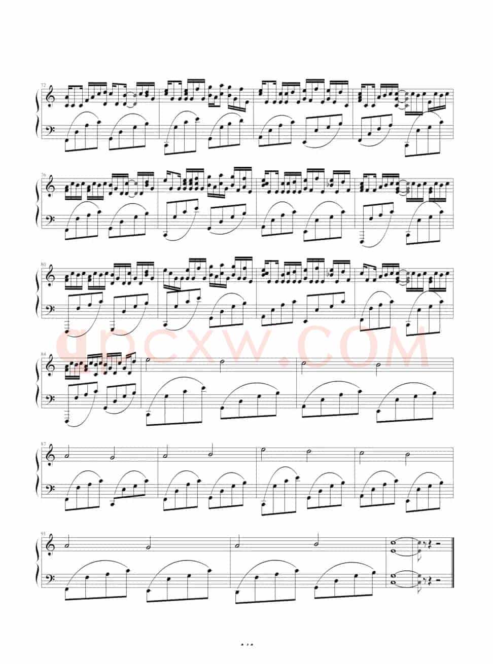 卡农（帕赫贝尔-Pachelbel曲、寒风制谱版）
