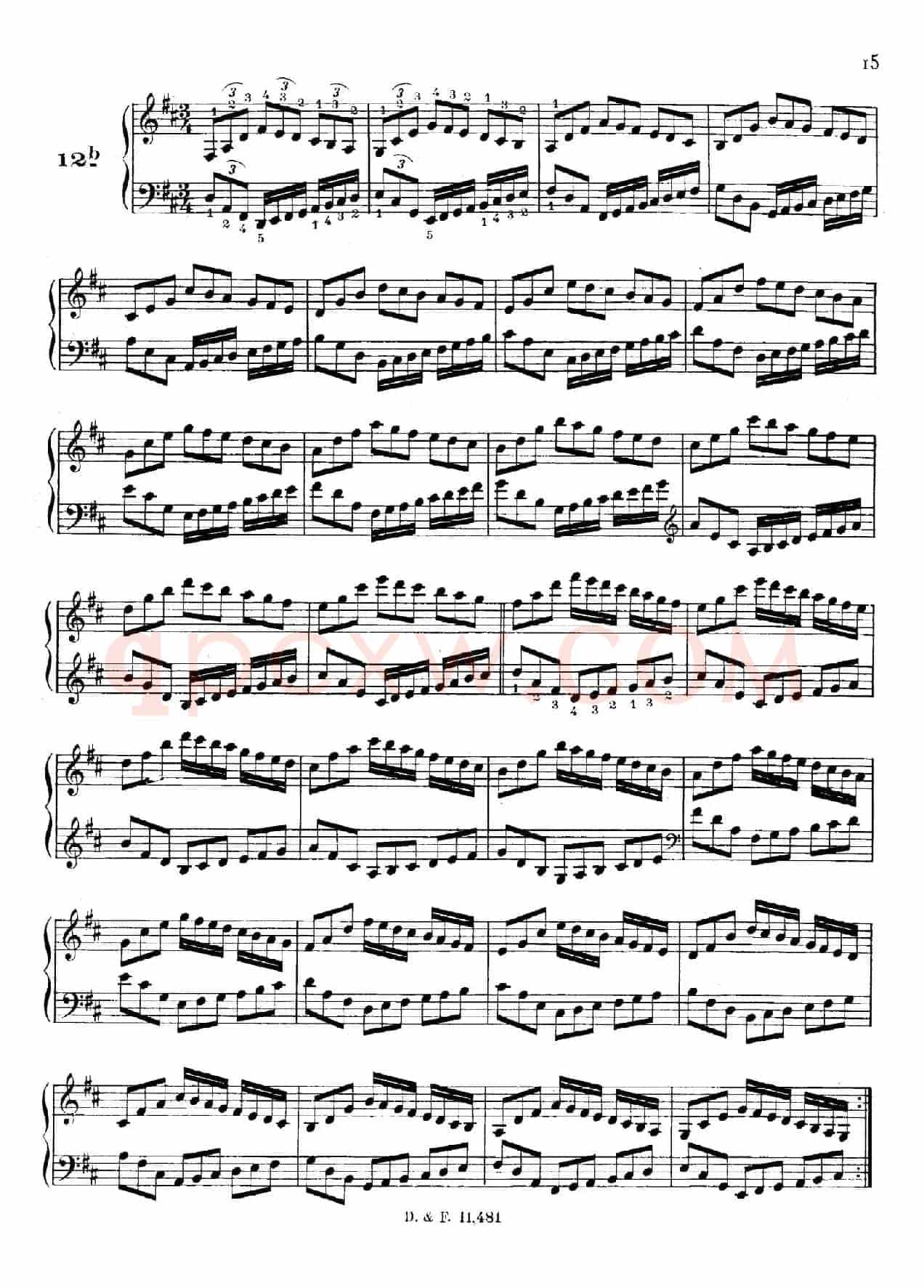 51 Exercises, WoO 6（51首钢琴练习 8—12）