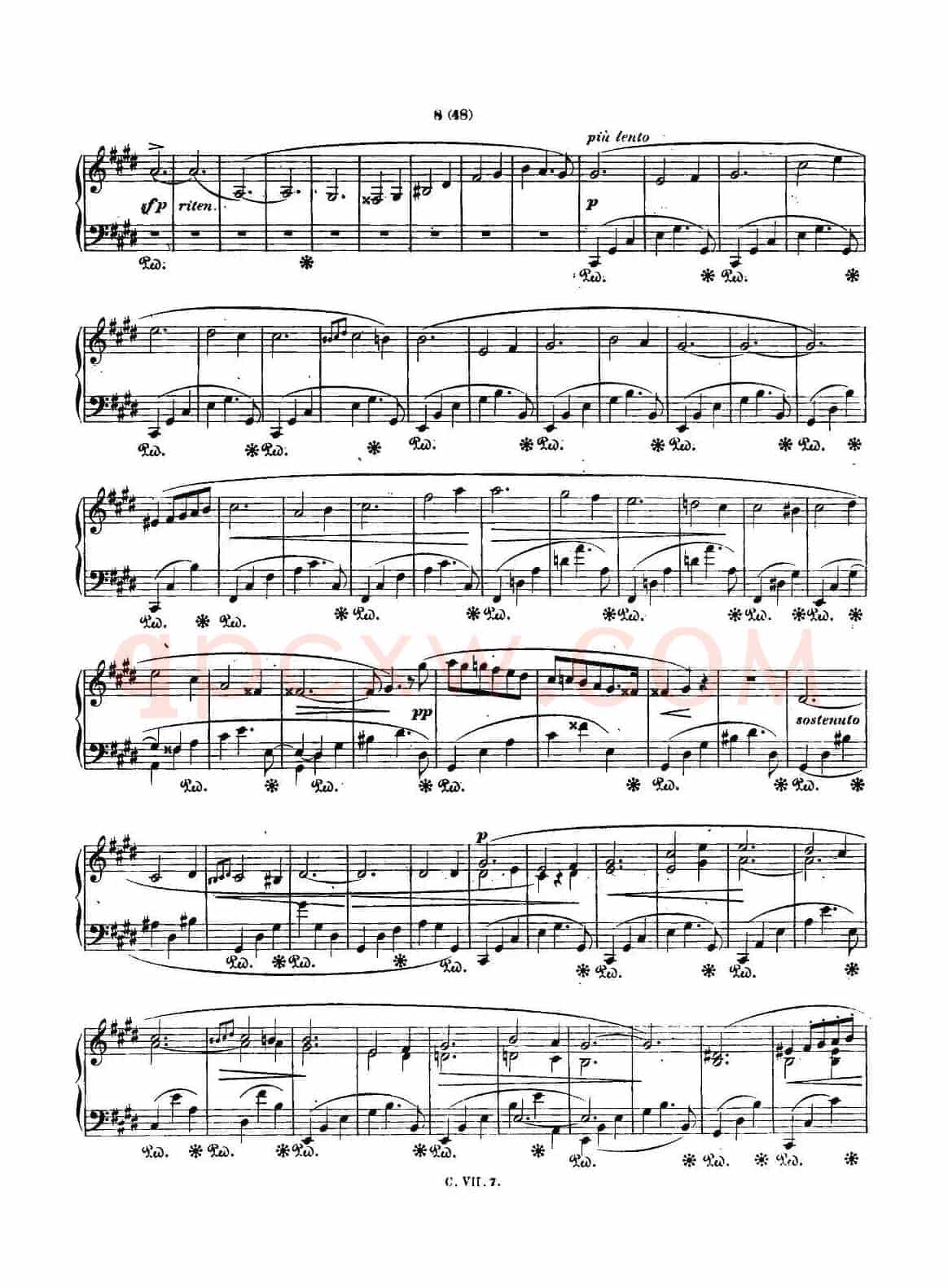 肖邦 钢琴谐谑曲 Chopin Scherzo(No.4 E大调,Op.54)