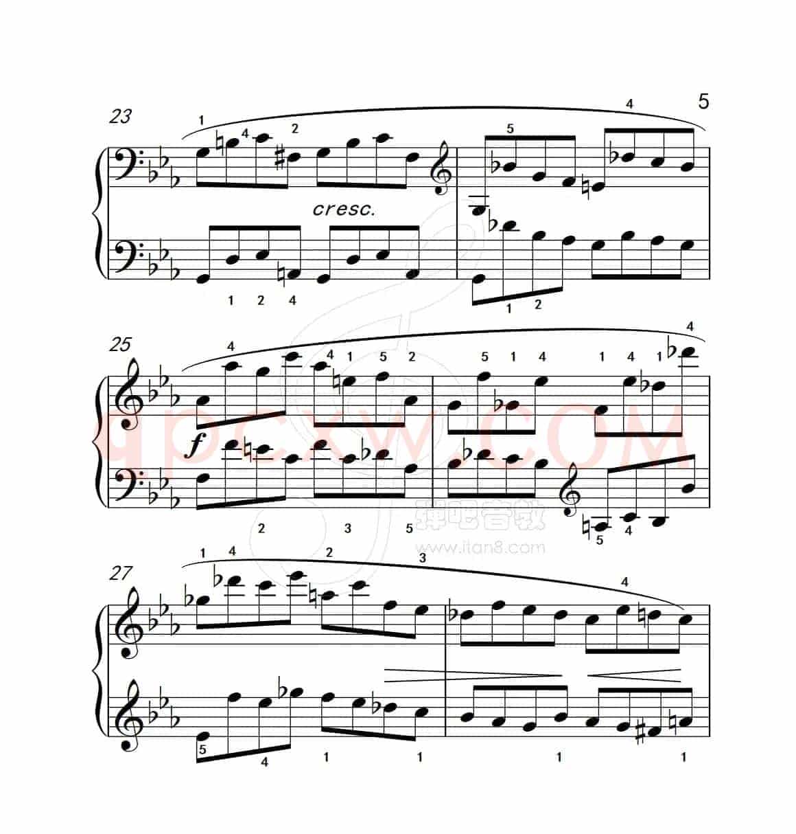 练习曲 27（克拉莫钢琴练习曲60首）