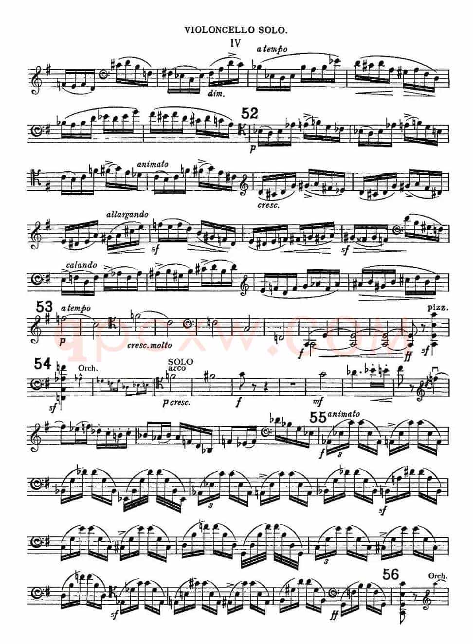Edward Elgar Concerto e Minor Op85 For Cello（Cel）