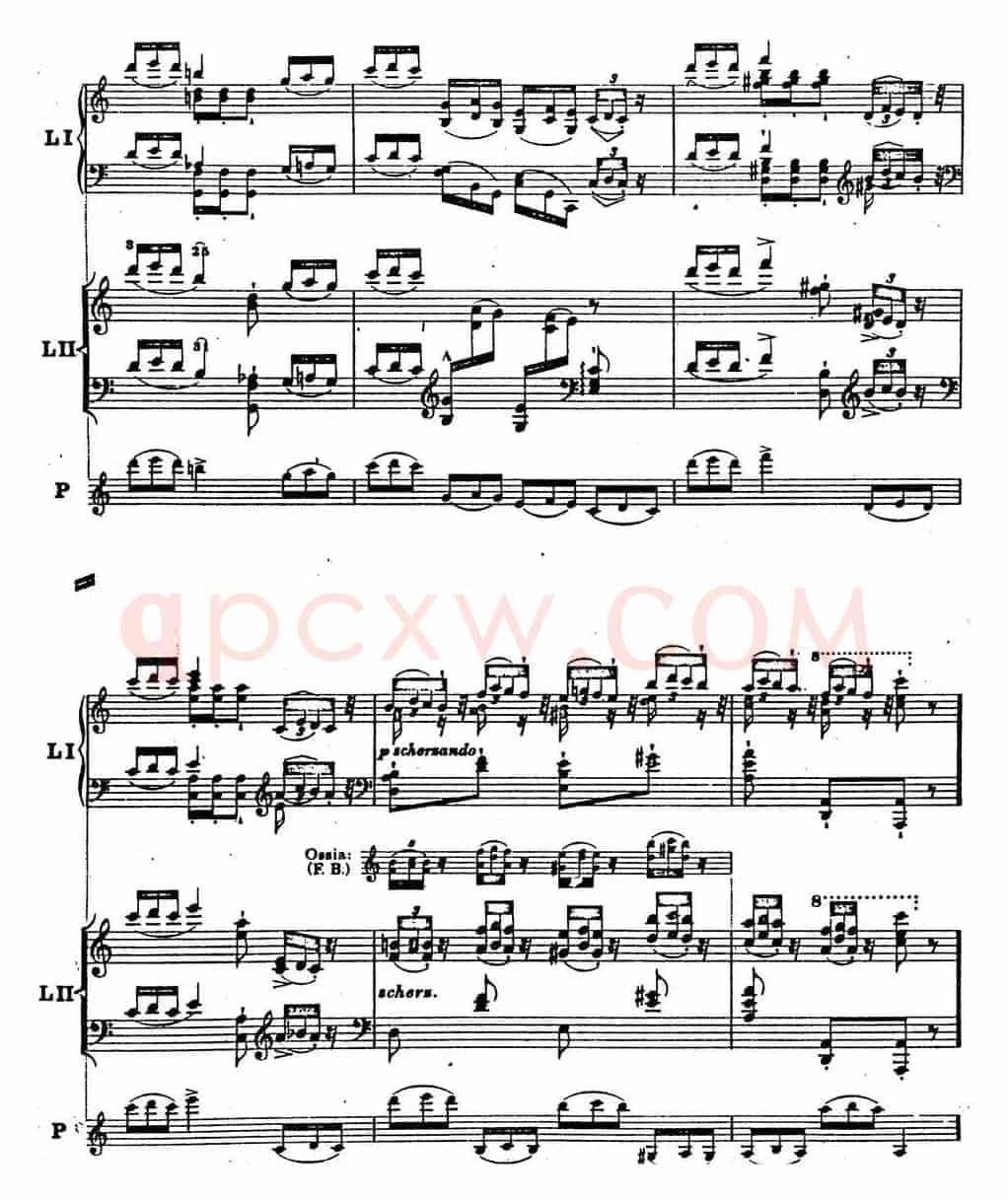 6首帕格尼尼大练习曲(Thema mit Variationen Etude Nr.6)
