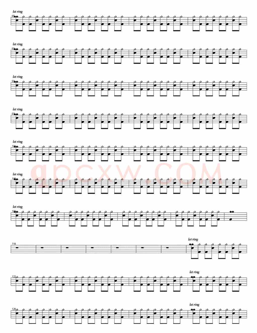 爵士鼓谱：Coldplay - Clocks