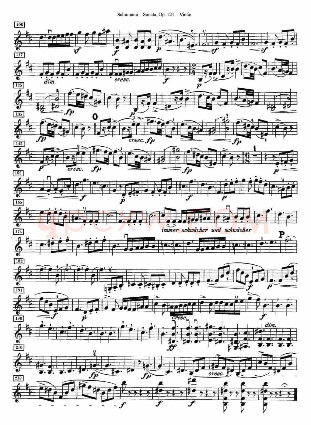 Violin Sonata Op.121