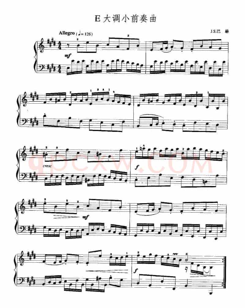 E大调小前奏曲