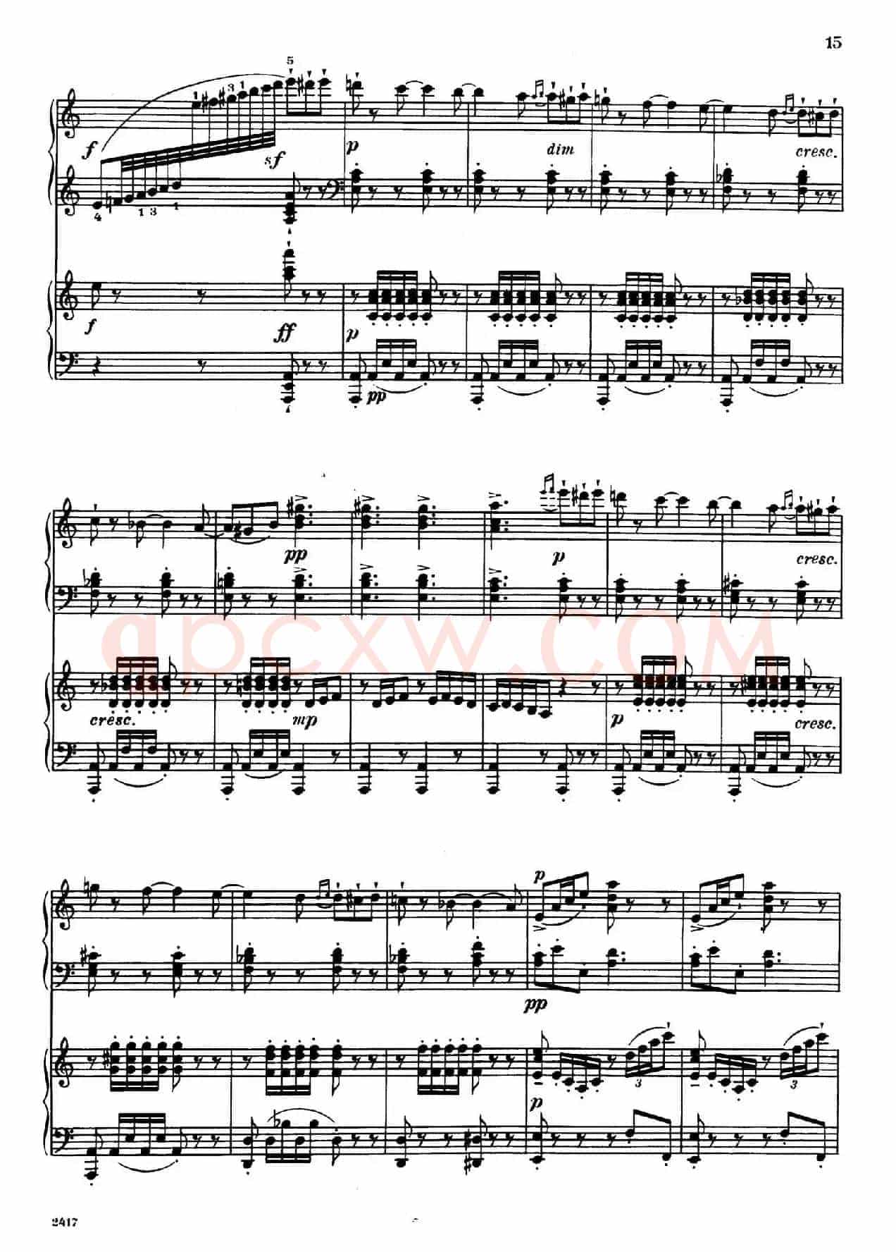 Introduction et Rondo Capriccioso Op.28(引子与随想回旋曲·双钢琴)