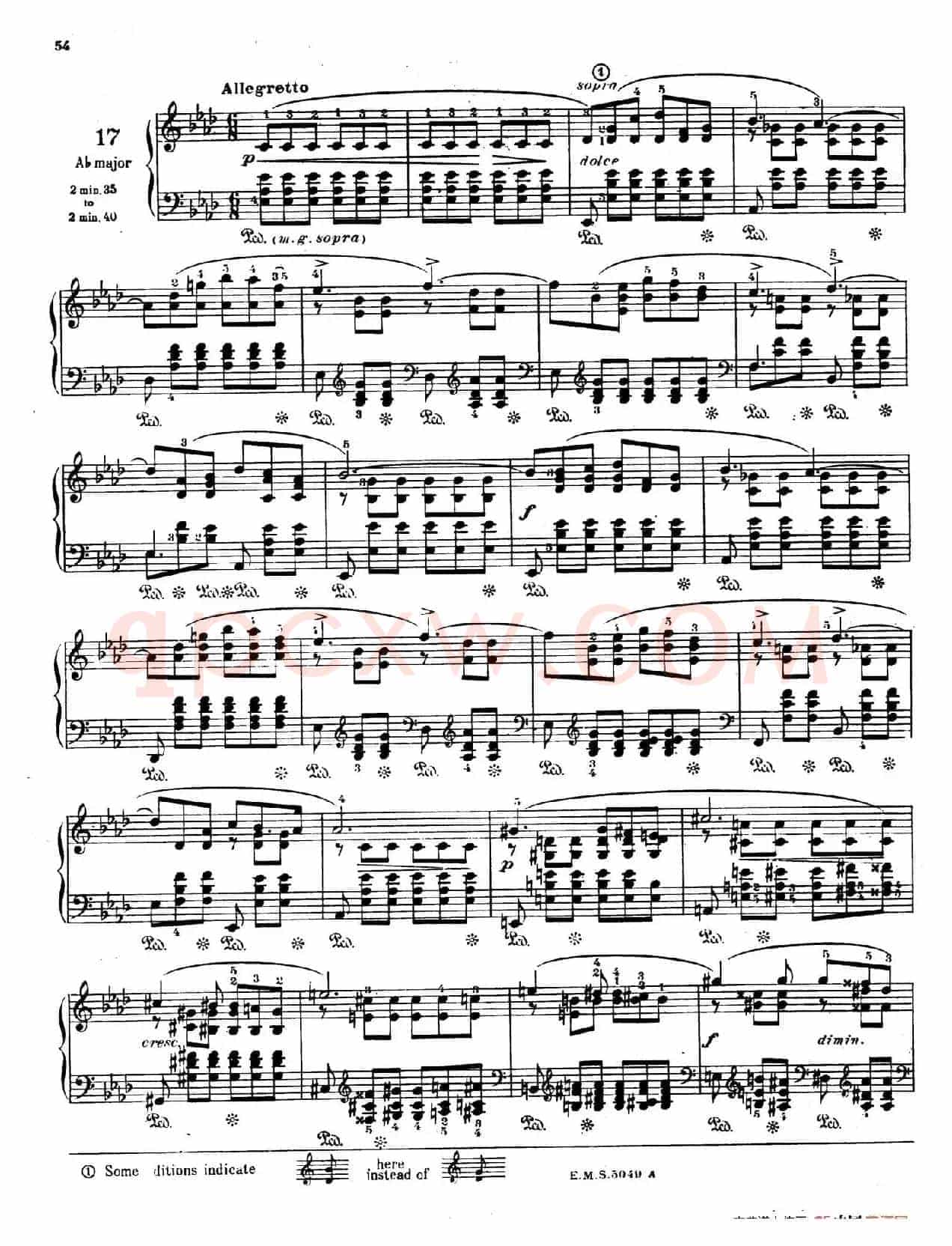 Preludes Op.28(24首前奏曲·17)