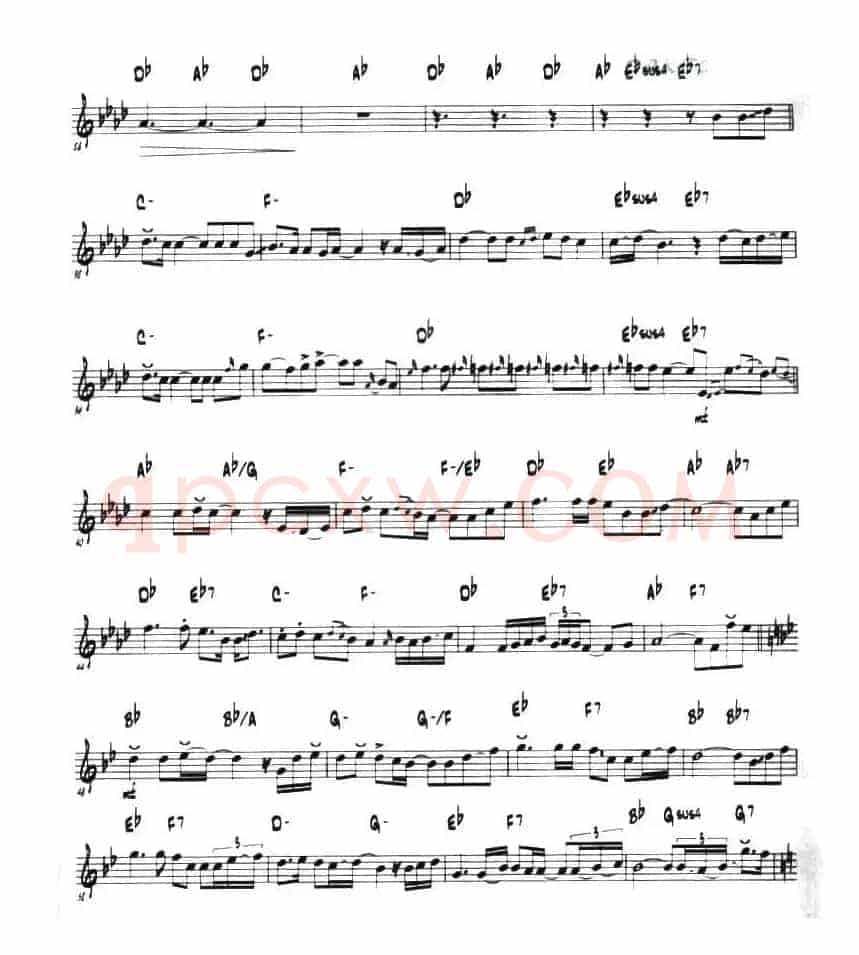 童话（第二次中音萨克斯、爵士乐版）