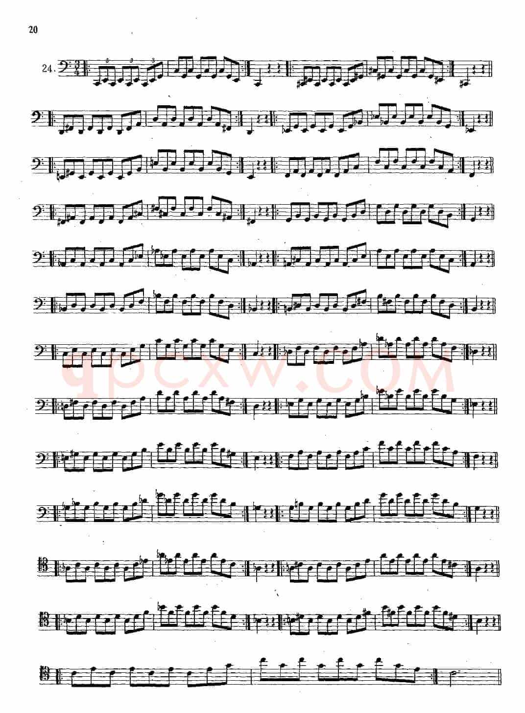 大管高级练习曲 第一部分 每日练习（21—33）