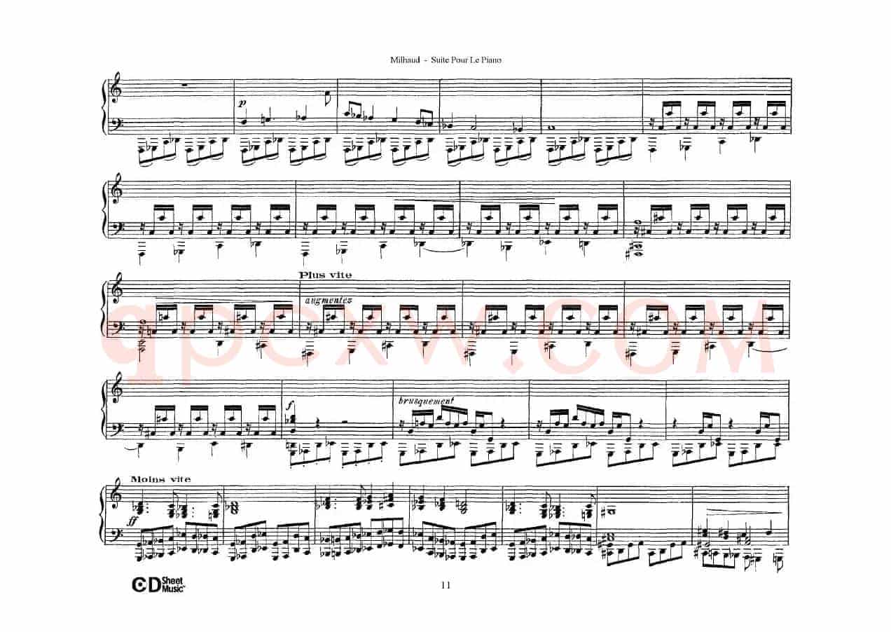 Suite Pour Le Piano Op.8（钢琴组曲·Ⅳ）