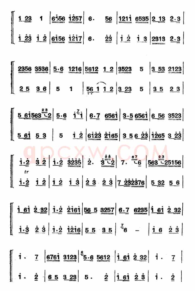 江南丝竹乐曲：中花三六（二胡+笛）
