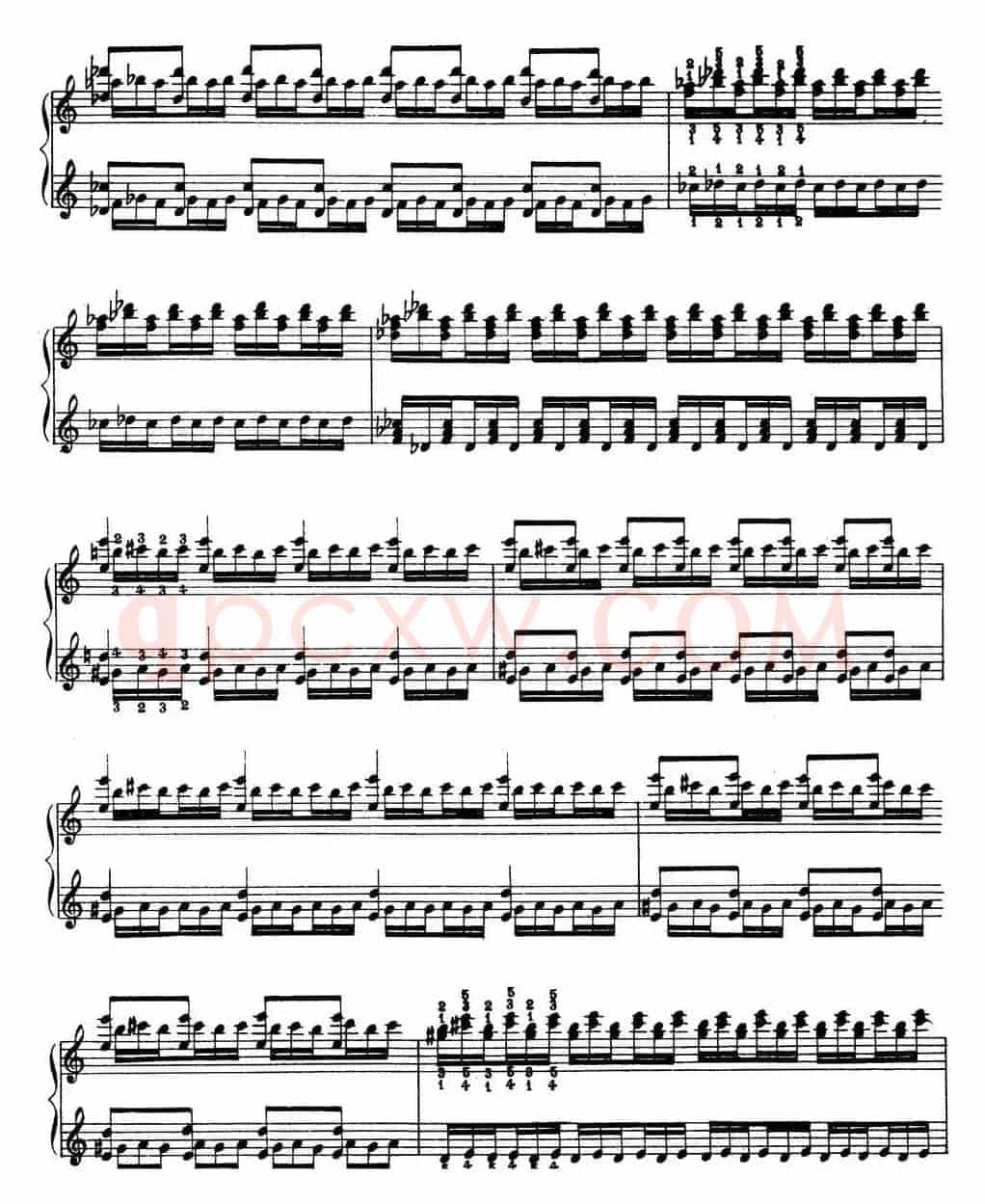 Technical Exercises S.146(李斯特钢琴技巧练习 BOOK Ⅷ)