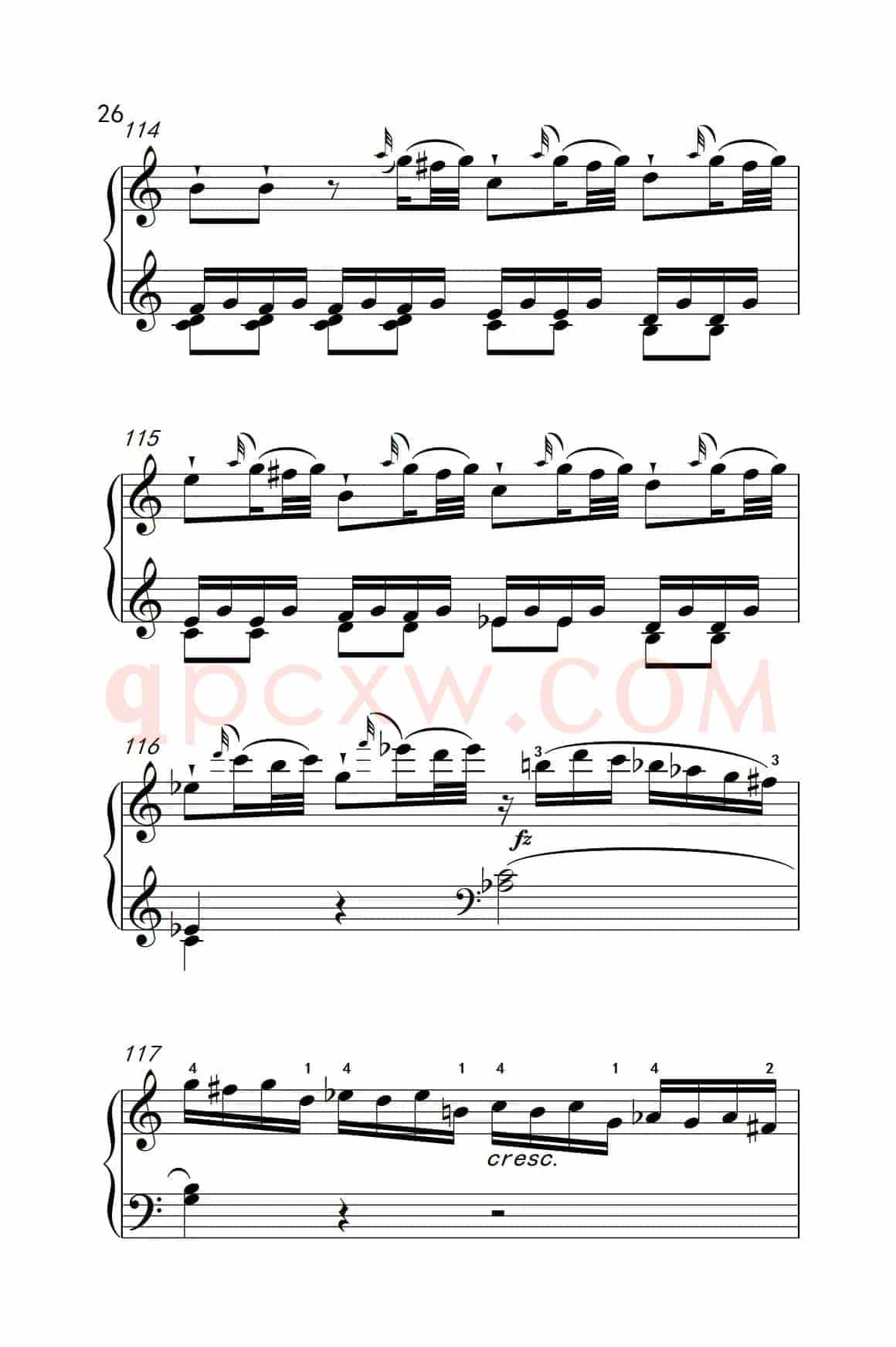 第九级1.C大调奏鸣曲 第一乐章 Hob.XVI 50（中央音乐学院 钢琴（业余）考级教程 7-9级）