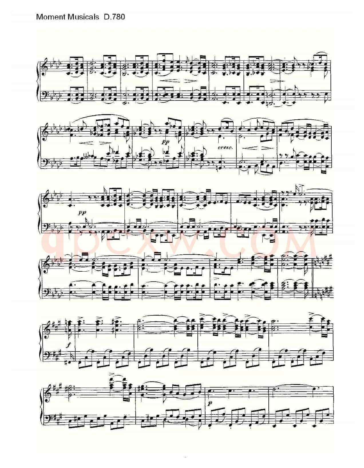 Moment Musicals D.780（6首音乐瞬间）