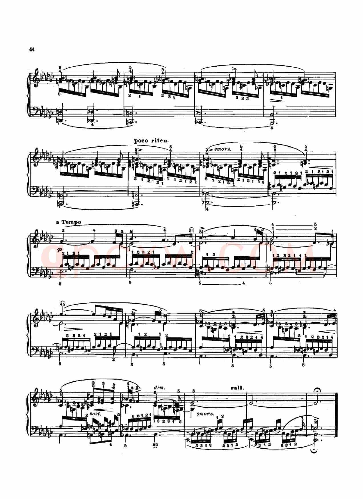 12 Etudes Op.10 柯尔托教学版(12首练习曲·6)