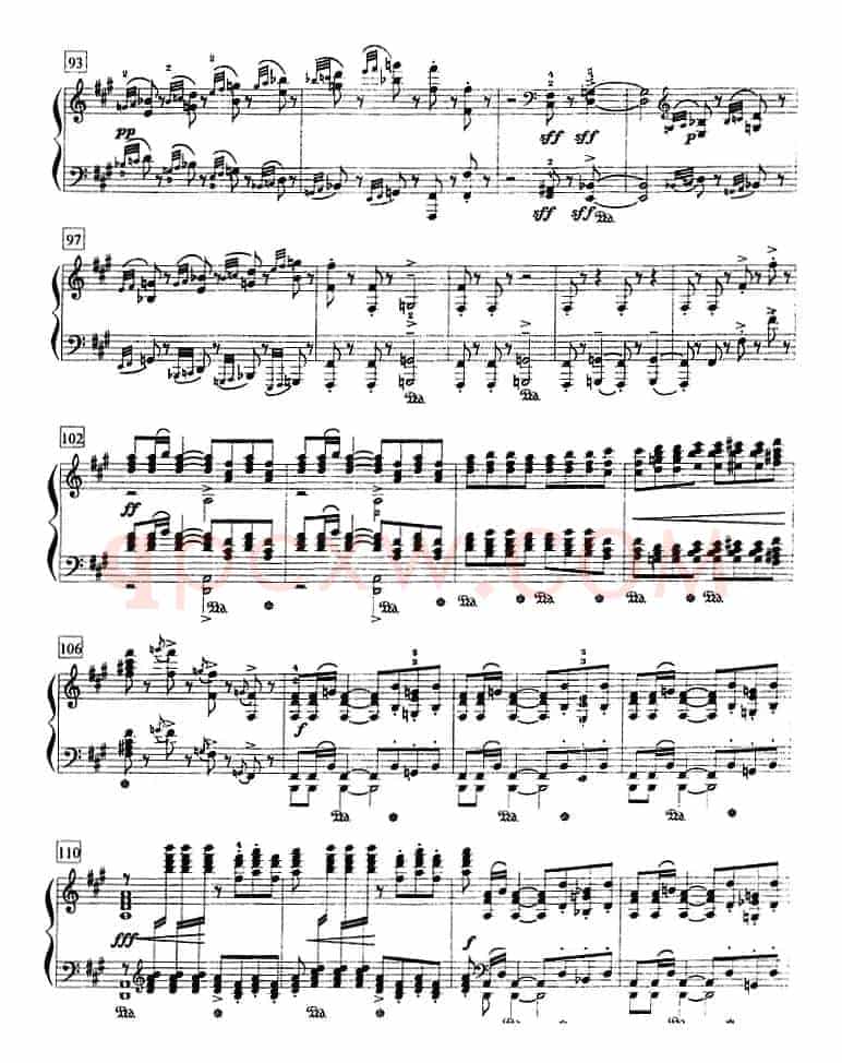 钢琴教程第八级 中外乐曲（小丑 Op.3 No.4）
