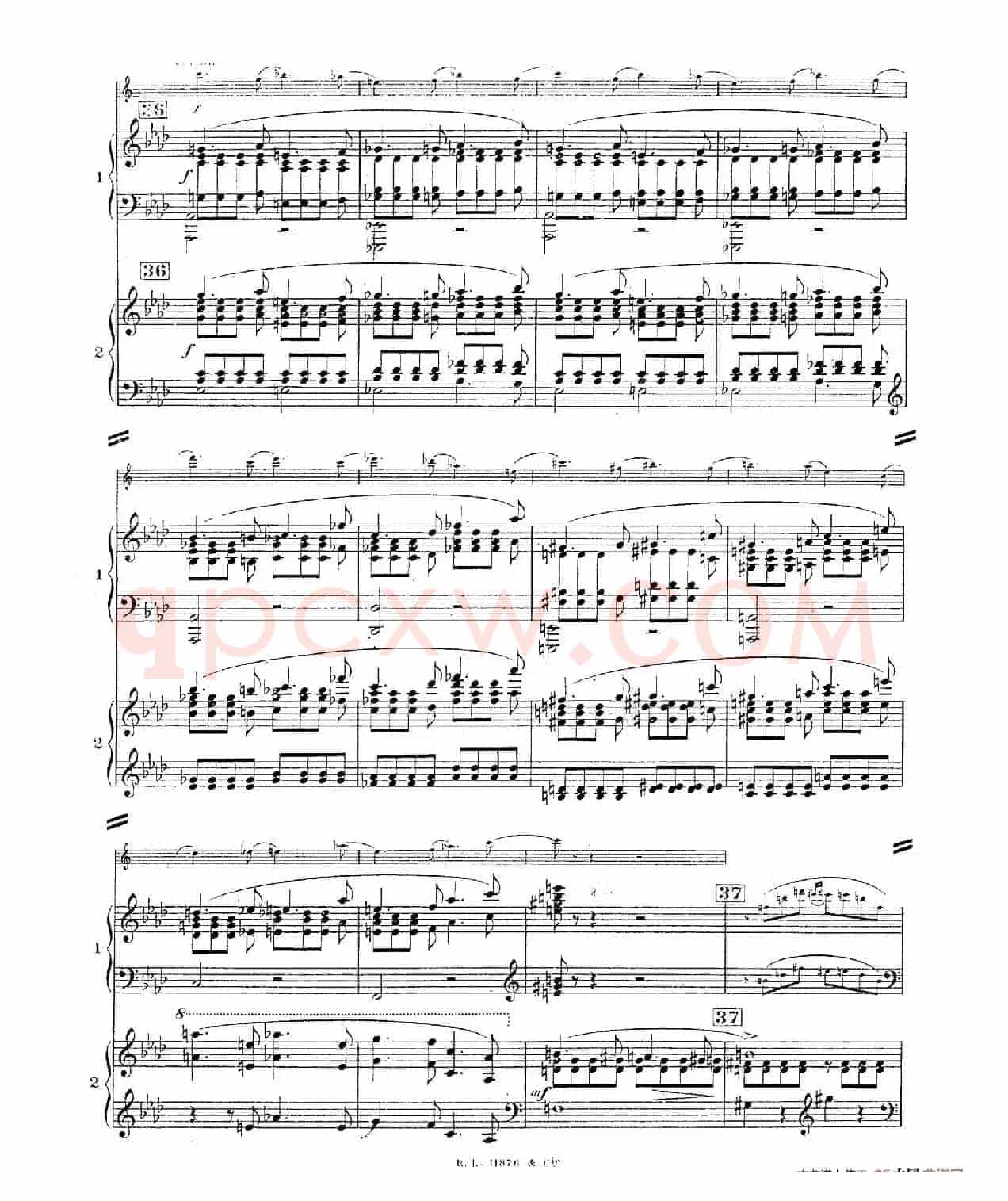 Concerto for 2 Pianos in d Minor(d小调双钢琴协奏曲· 第二乐章)