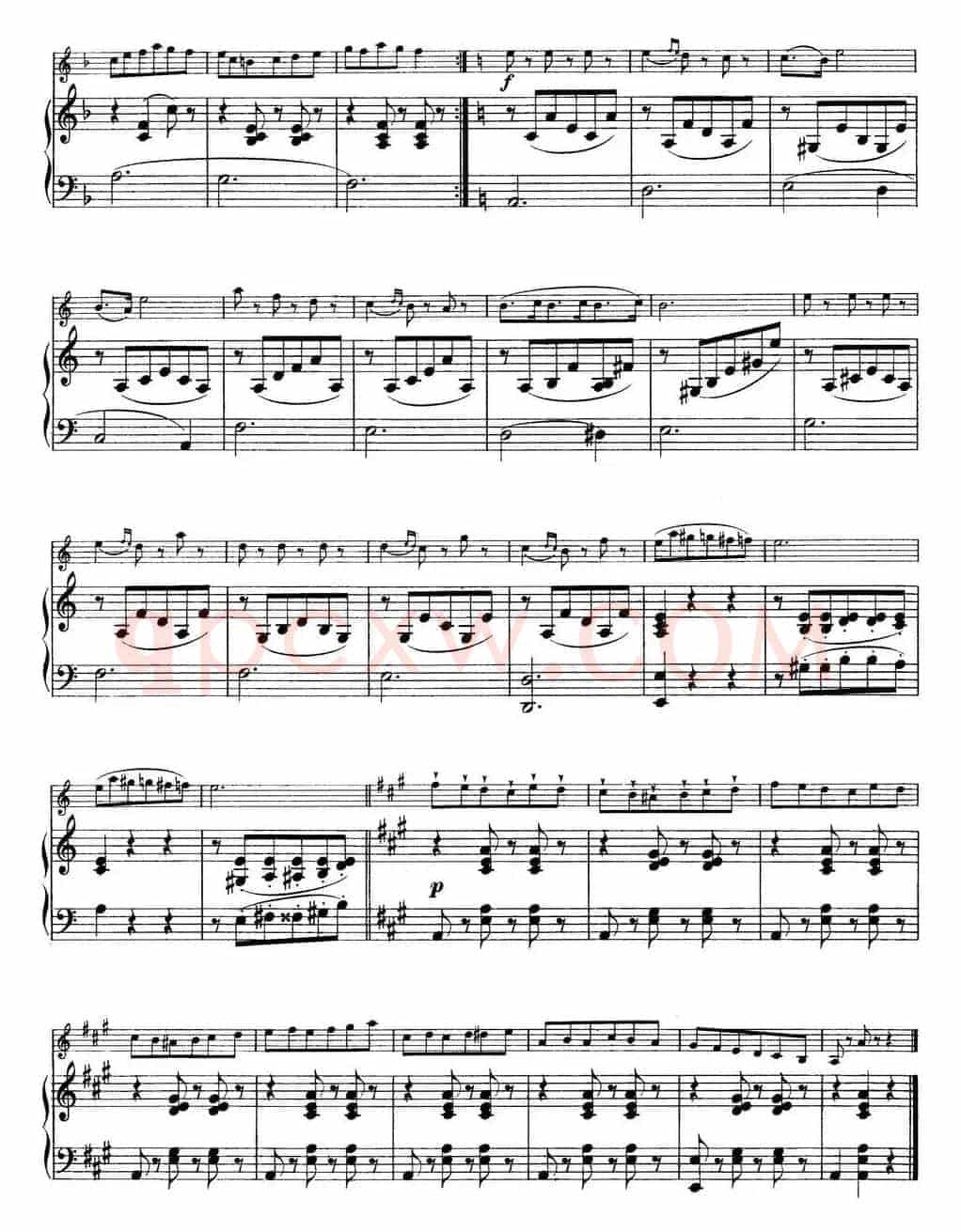 25首小提琴曲合集：Mazurka.（CHAS.DANCLA. Op.123，No.11）（小提琴+钢琴伴奏）