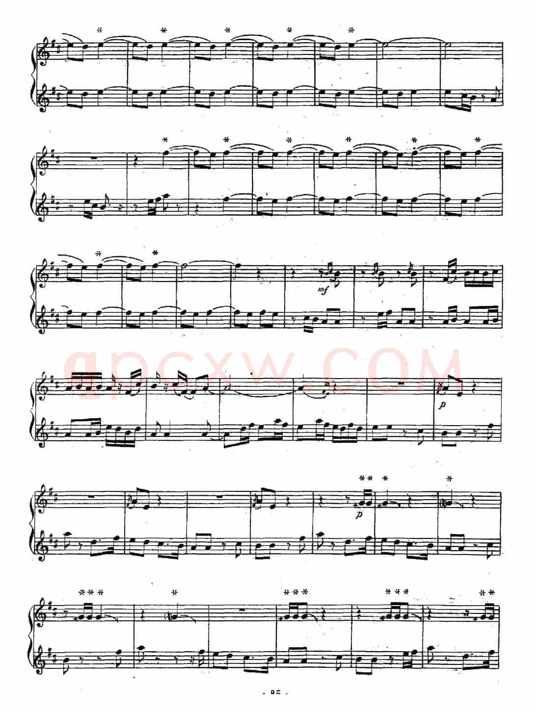百鸟音（笛子+笙、五线谱）