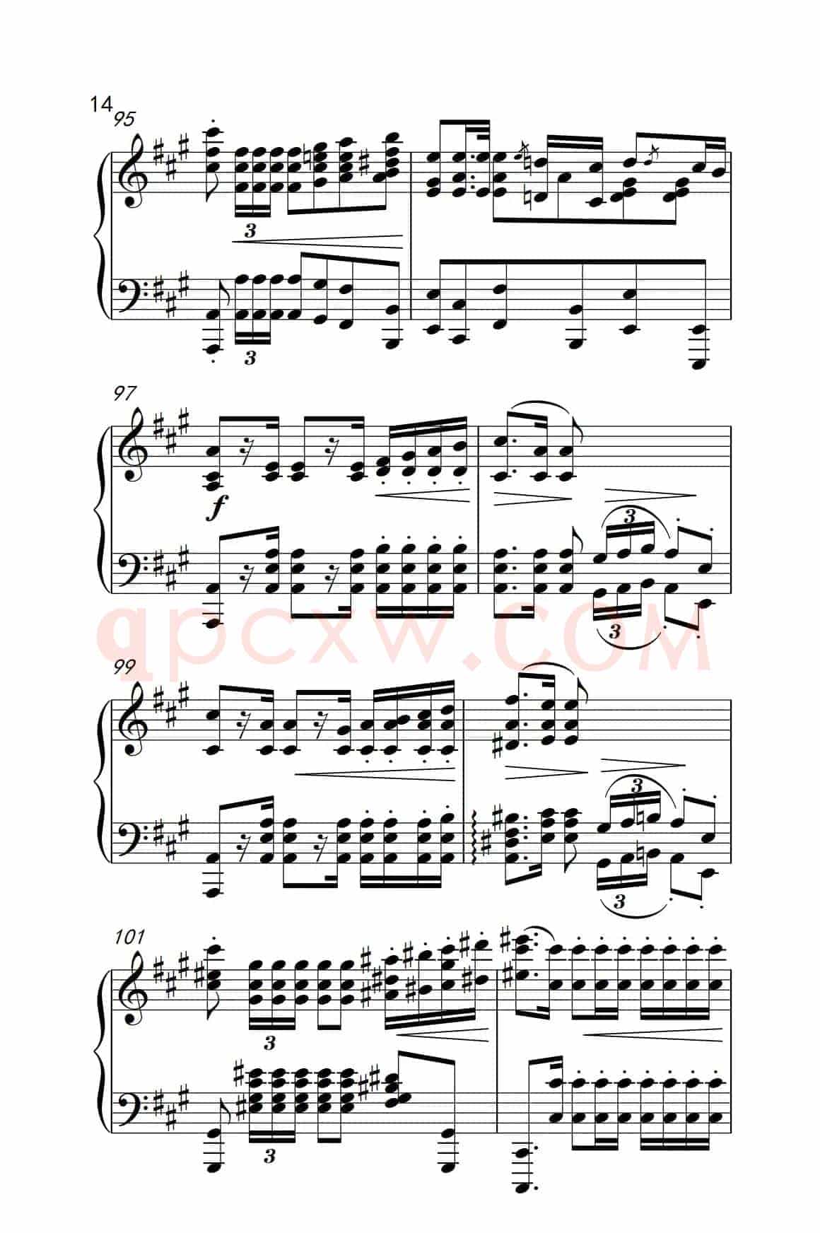 bA大调波兰舞曲