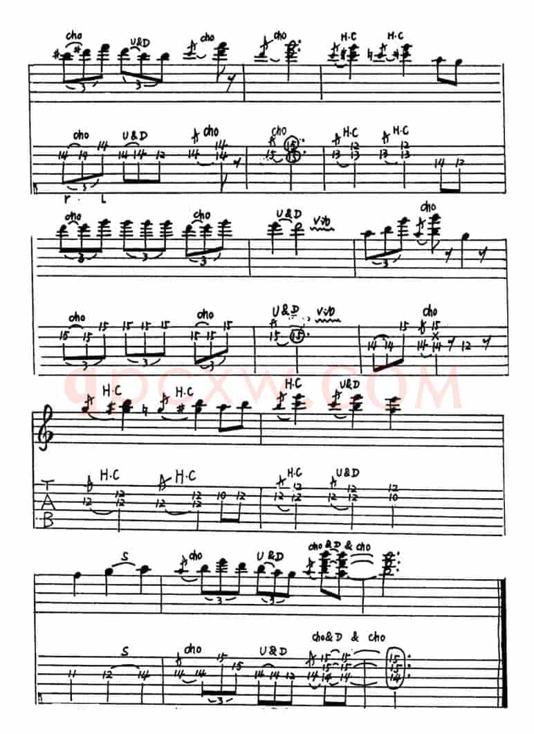 电吉他练习曲（二）（电吉他）