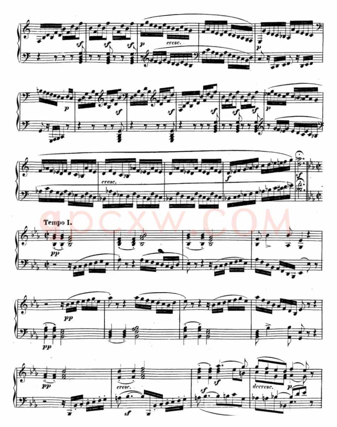 贝多芬钢琴奏鸣曲13 幻想奏鸣曲 降E大调 Op.27 No.1 E-flat major