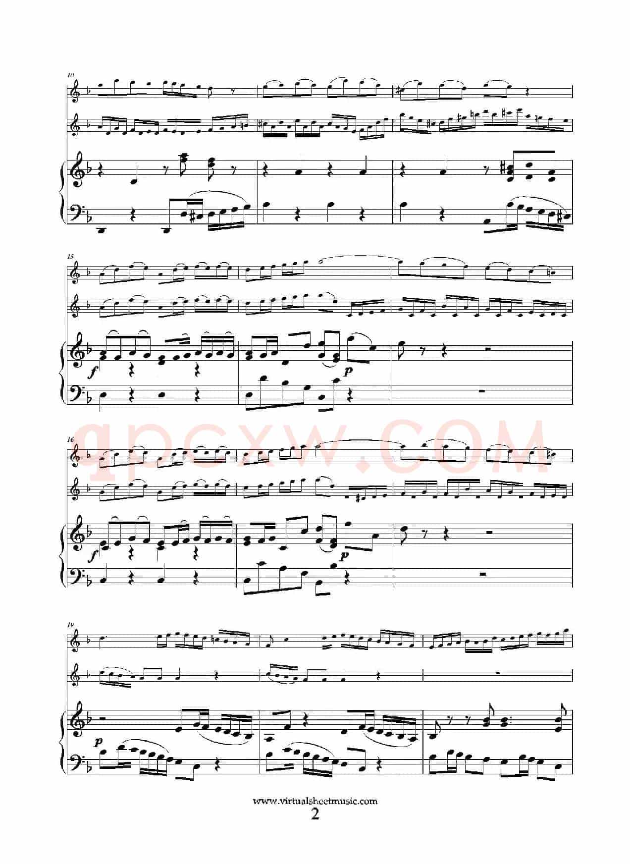 Concerto in D minor（双簧管+小提琴+钢琴伴奏）