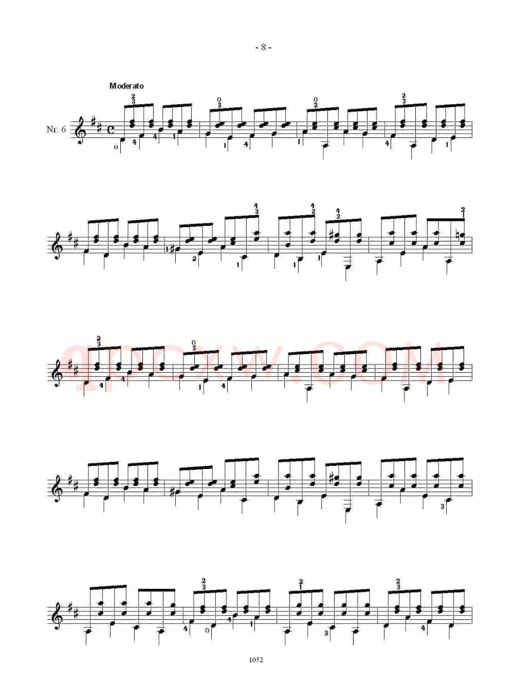 索尔·克斯特26首练习曲之6——10