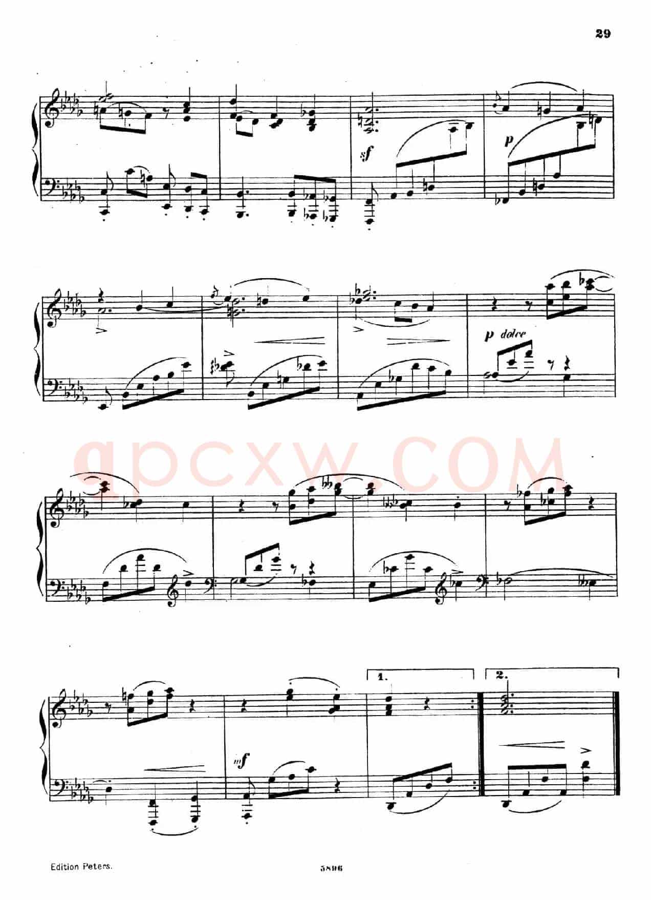Waltzes Op.23（圆舞曲集·12、降D大调）