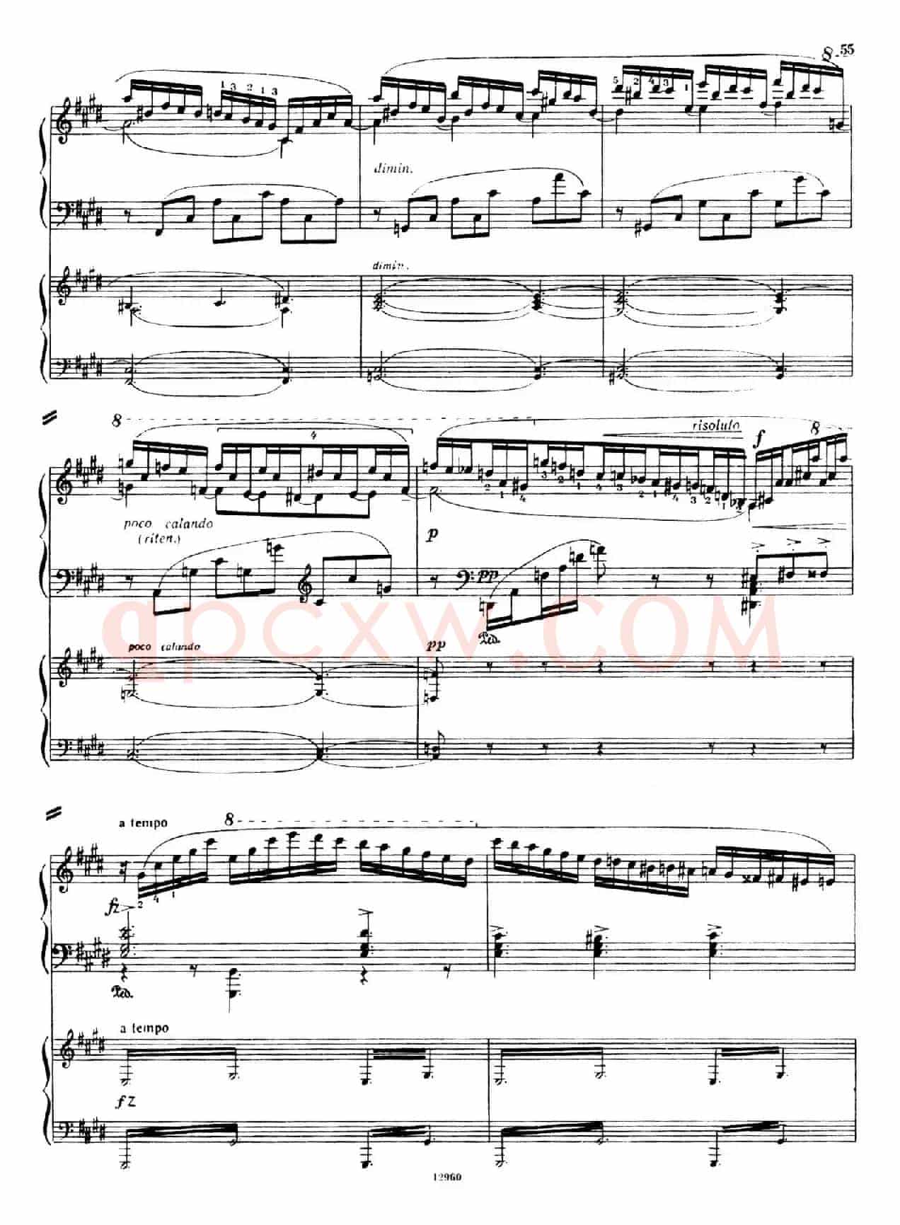Piano Concerto No.2 in c Minor Op.50(c小调第二钢琴协奏曲·Ⅱ·双钢琴)