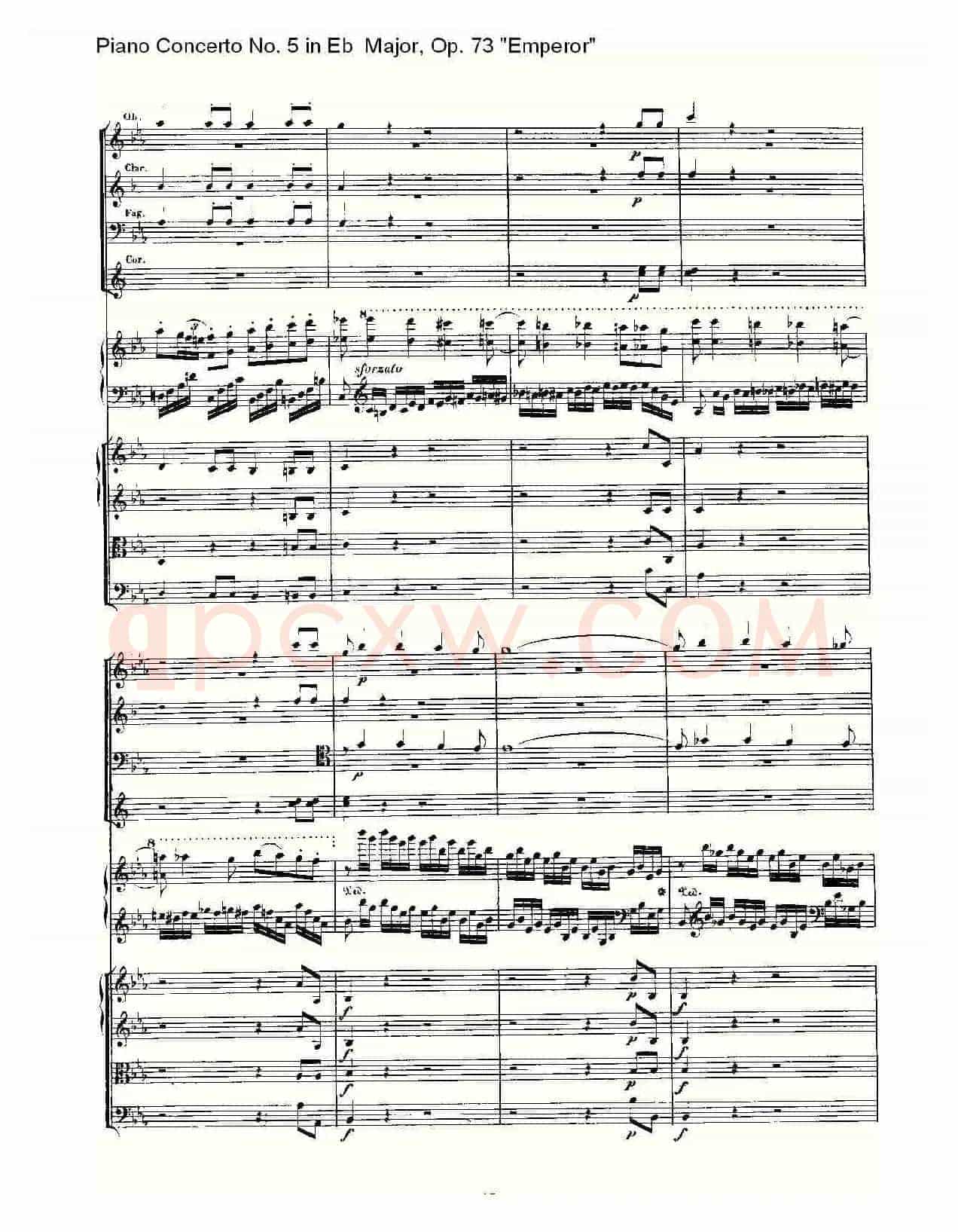 Eb大调钢琴第五协奏曲 Op.73“皇帝” 第一乐章（二）