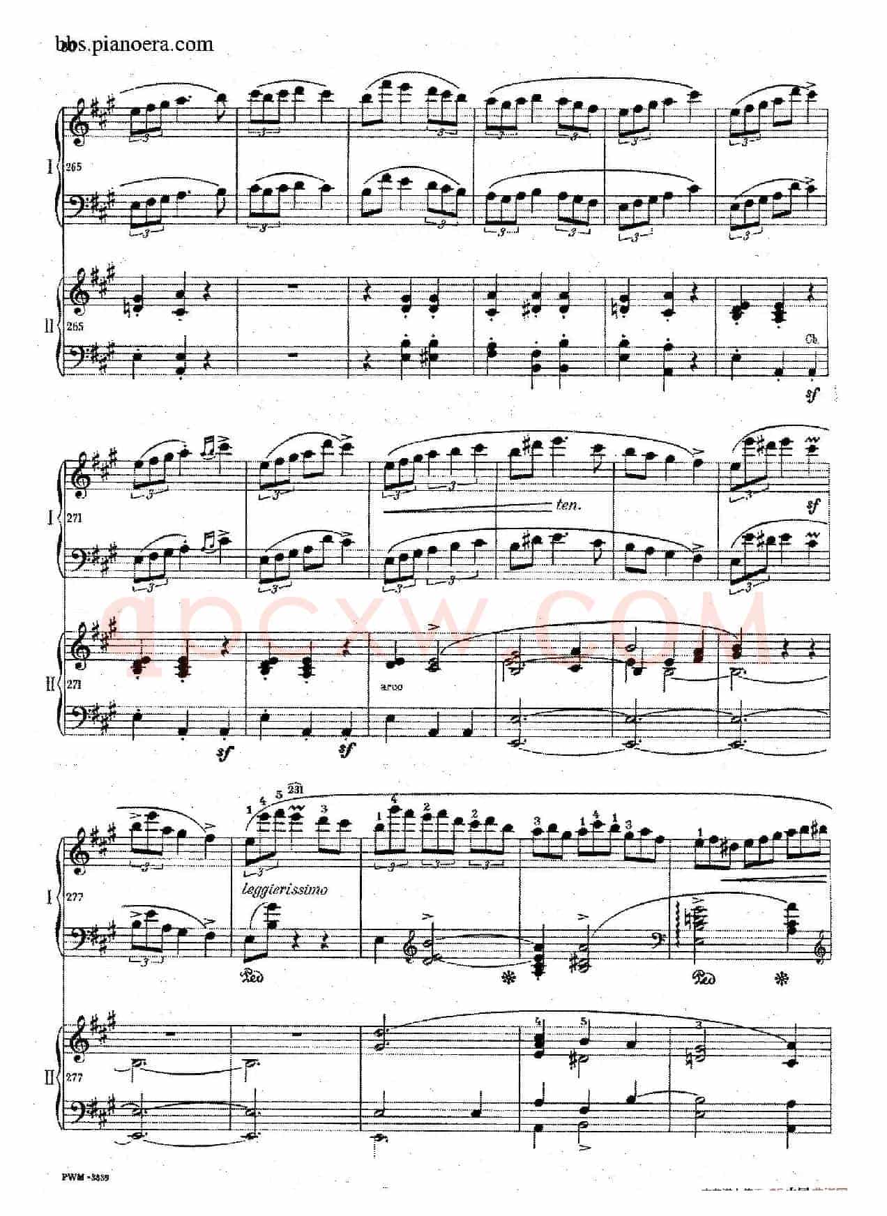 Grand Fantasy on Polish Airs Op.13(华丽的波兰民歌幻想曲·双钢琴版)